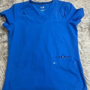 Koi cribs royal blue small top and pant together